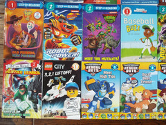 Lot 50 Level 1 and 2 Step Into Reading I CAN READ Readers for Boys
