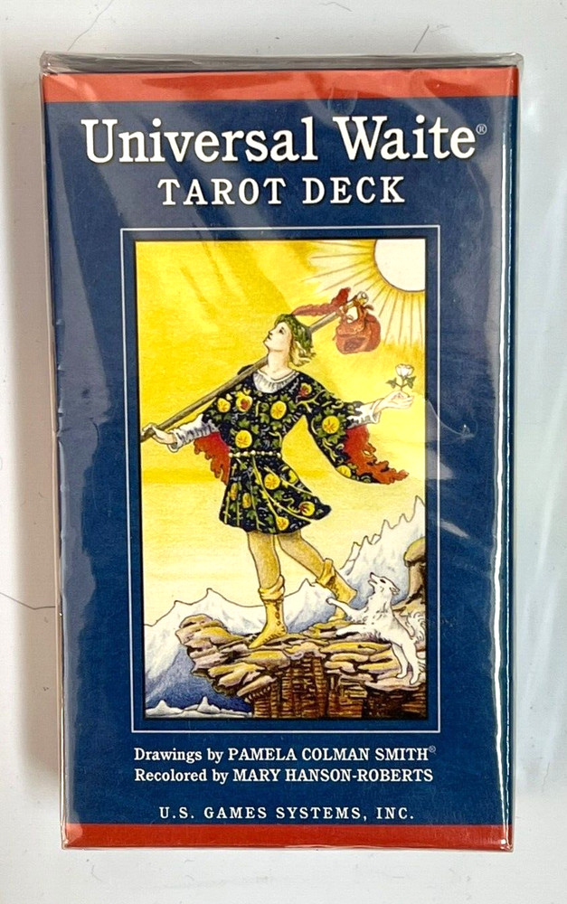 Universal Waite Tarot Deck ~ 78 Colorful 2.75″ x 4.75″ Cards + Instr Booklet NIB