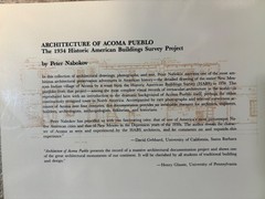Architecture of Acoma Pueblo : The 1934 Historic American Buildings Survey 1986