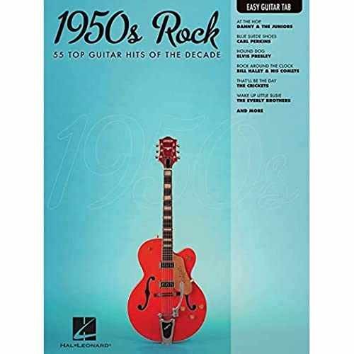 1950s Rock: Easy Guitar with Notes & Tab – Paperback, by Various – Very Good
