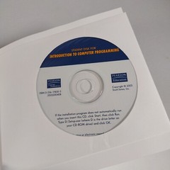Introduction to Computer Programming Textbook with CD rom ISBN 0536178305
