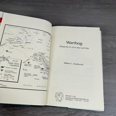 Warthog Flying the A-10 in the Gulf War Vtg HC 1993 Book by William L Smallwood