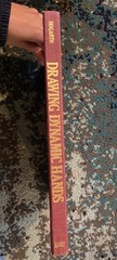 1977 Burne Hogarth Drawing Dynamic Hands Hardcover, Second Printing Art Book