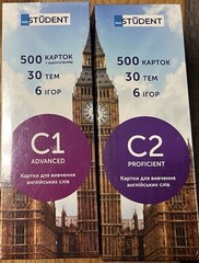 Ukrainian Cards For Learning English – 500 KAPTOK C1 Advanced C2 Proficient