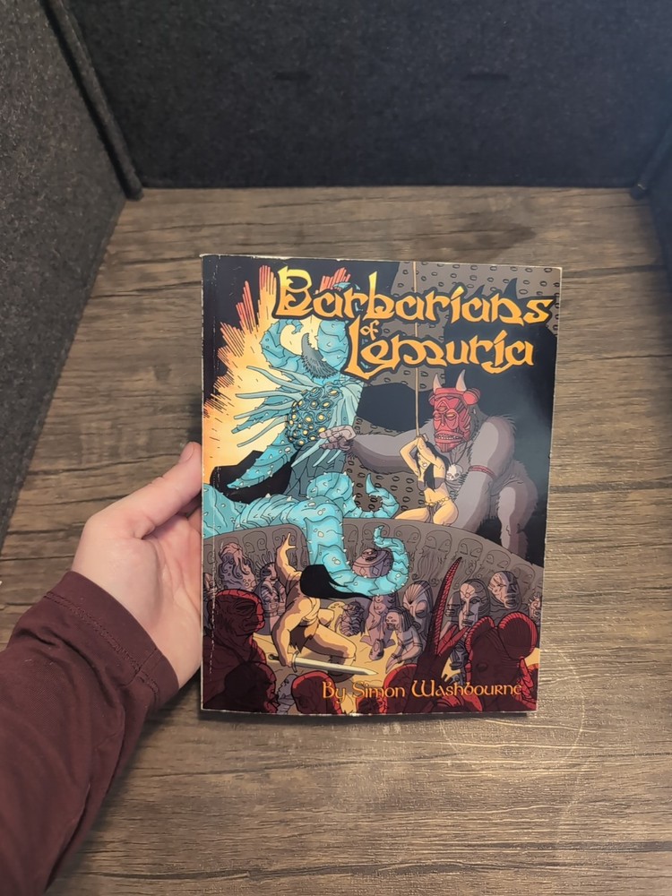 Barbarians of Lemuria Legendary Edition Paperback 2009 Simon Washbourne RPG