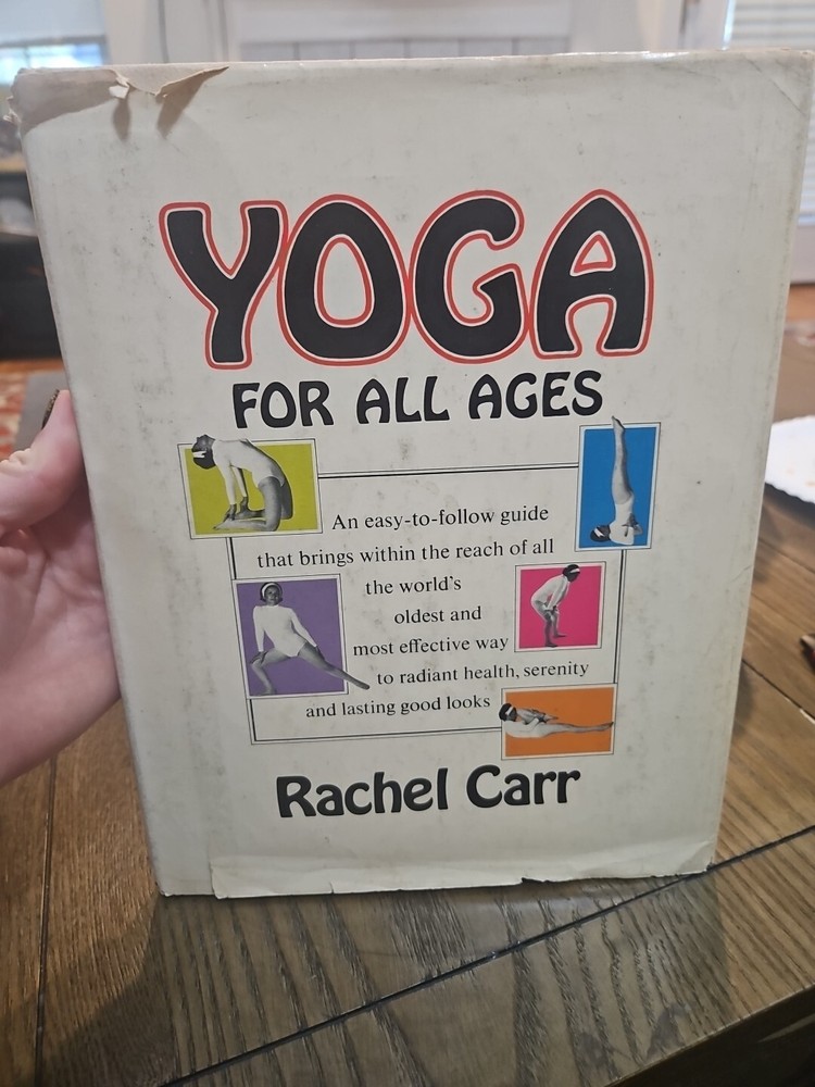 Yoga For All Ages by Rachel Carr 1972 First Edition Original Printing Vintage