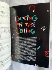 LIONEL RICHIE, DANCING ON THE CEILING SHEET MUSIC 8 SONGS, 61 PAGES, PHOTOS
