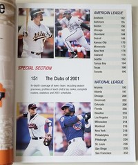 2001 MLB Official Guide To The 2001 Baseball Season Program 240 Pages MINT/NEW