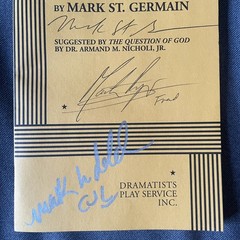 FREUD’S LAST SESSION – ACTING EDITION By Mark St. Germain *SIGNED + AUTOGRAPHED*