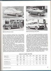 Cars Of The 40s By The Editors Of Consumer Guide 98 Pages 200 Photos Like New