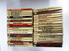 Vintage Rex Stout, Nero Wolfe 38 Paperback book lot