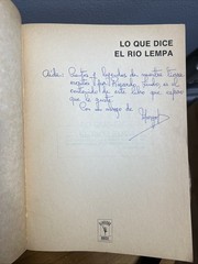 Lo Que Dice El Rio Lempa written by the Salvadoran author Ricardo Lindo1947–2016