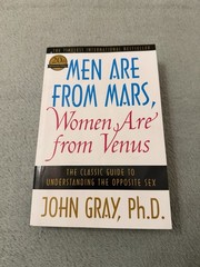 Men Are from Mars Women Are from Venus John Gray Paperback Harper 20th Anniv