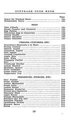 1915 The Suffrage Cook Book 244 Pages