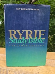 SCARCE! 1995 NASB Ryrie Study Bible Thumb Indexed HCDJ 1995c. USA GOOD+