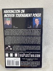 Harrington on Modern Tournament Poker, Harrington Robertie, Paperback