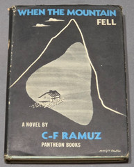 C. F. Ramuz When The Mountain Fell (1947 Pantheon) Hardcover Book w/ Dust Jacket