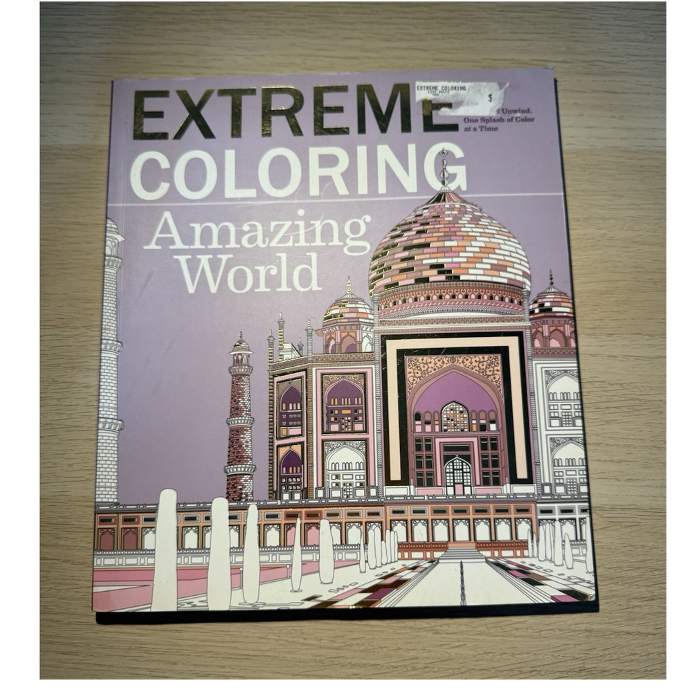 BES Publishing Extreme Coloring Amazing World Beverly Lawson Paperback 2016 Ext…