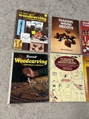 Woodcarving Book Lot Of 8 Woodworking Wood Carving Projects