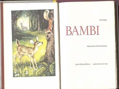 Bambi Felix Salten Deer Fawn Junior Deluxe Editions Book Hardcover Dust Jacket