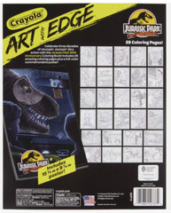 Crayola Art with Edge Jurassic Park 30th Anniversary NEW 28 Pages + 1 Poster