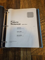 JJ Pizzuto’s Fabric Science & Swatch Kit 8th Edition Ring-bound 2006 BINDER ONLY