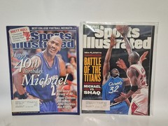 Lot Of 8 Vintage Sports Illustrated Magazine Michael Jordan On Cover 1 Sport