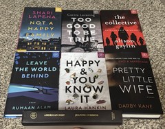 EUC! Book of the Month BOTM (7) Hardcover Novels Fiction Mixed Genres Lot
