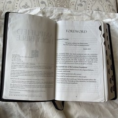 Amplified Bible – AMP, 2015 – Black Bonded Leather – Indexed Good Condition