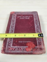 Vintage Scarlet Letter Nathaniel Hawthorne Hardcover Book 2nd ED by ALTEMUS_BK