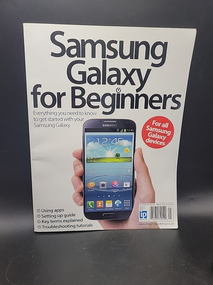 Samsung Galaxy For Beginners Book „Everything You Need To Know” 175Pages LikeNew
