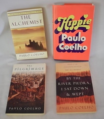 Lot of 4 Paulo Coelho Book Alchemist Hippie Pilgrimage By the River Piedra Wept