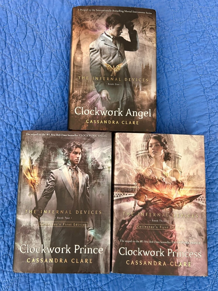 Complete HC Set: Infernal Devices Trilogy by Cassandra Clare 1st Ed/1st Printing