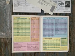 Universe SPI Games Masters Screen Game Book Logs 1981 Dragon Quest