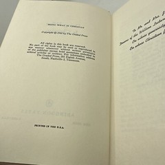 Doing What Is Christian by Harold Augustus Bosley (1960, Hardback)