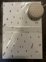 New Sealed Gray Malin The Skiers A5 Size Notebook Journal Diary by Galison