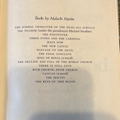 The Keys of This Blood Malachi Martin HC 1990 Simon & Schuster Dust Jacket