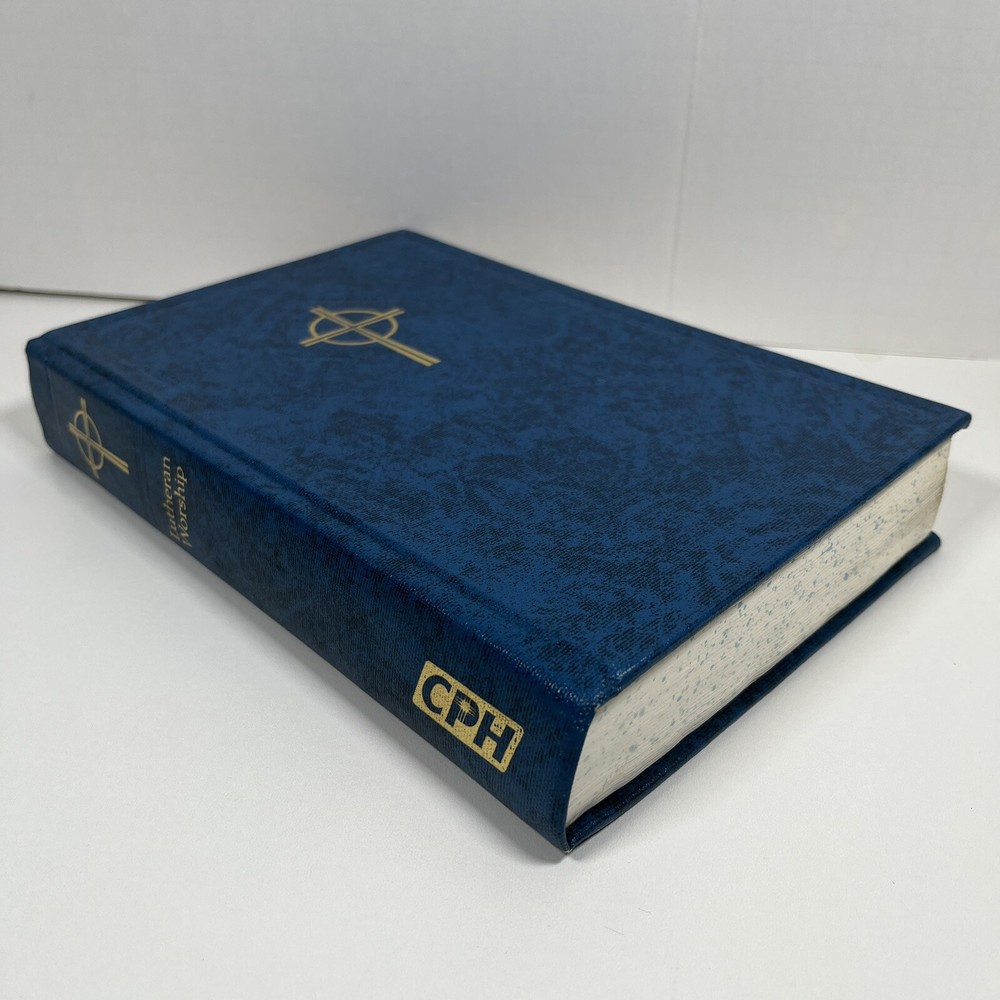 Lutheran Worship 1986 Concordia Publishing House *Back 3-4 Pages Water Damage
