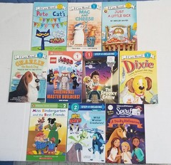Lot 10 Early Reader Books Learn to Read Kindergarten Level 1 2 Phonics Kids
