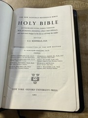 Oxford KJV New Scofield Bible 1967 Genuine Natural Morocco Leather 09179x w Box