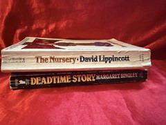 LOT of 2 VINTAGE HORROR PAPERBACKS FROM HELL! ‘Nursery’DavidLippincott ‘Deadtime