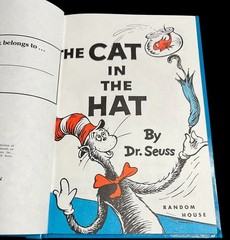 The Cat In The Hat by Dr. Seuss Hard Cover Book 61 Pages