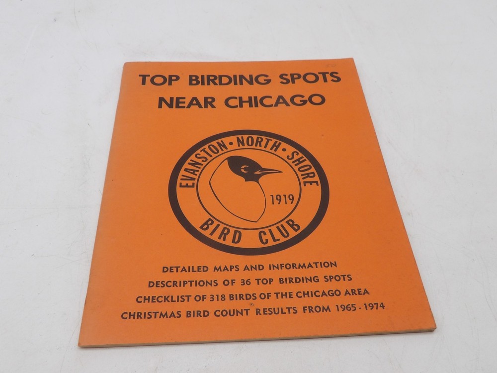 Top Birding Spots Near Chicago Maps Info Evanston N. Shore Bird Club Book 1975