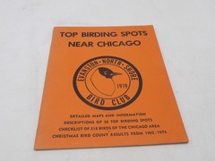 Top Birding Spots Near Chicago Maps Info Evanston N. Shore Bird Club Book 1975