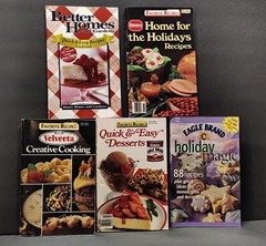 Assorted 90s Vintage Cookbook Magazines (Lot Of 5) Better Homes, Velveeta, Borde