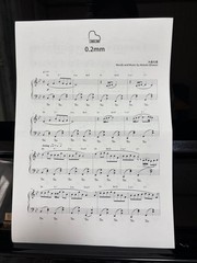 0.2mm Motoki Ohmori sheet music