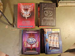 4K – 9 volumes of ” THE 39 CLUES” books- soft & hardcover 2010’s