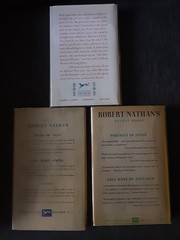 A Selection Of 3 Books By Robert Nathan. HC DJ in Mylar. See Photos For Titles.