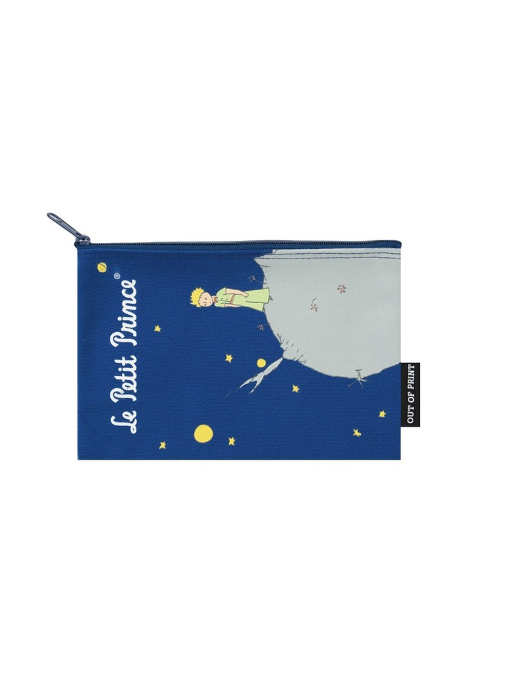 The Little Prince Pouch, 9″ W x 6″ H, 100% cotton canvas, Zipper enclosure