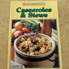 Vintage 1985 Home Cooking Library Casseroles & Stews Cookbook Retro Recipes